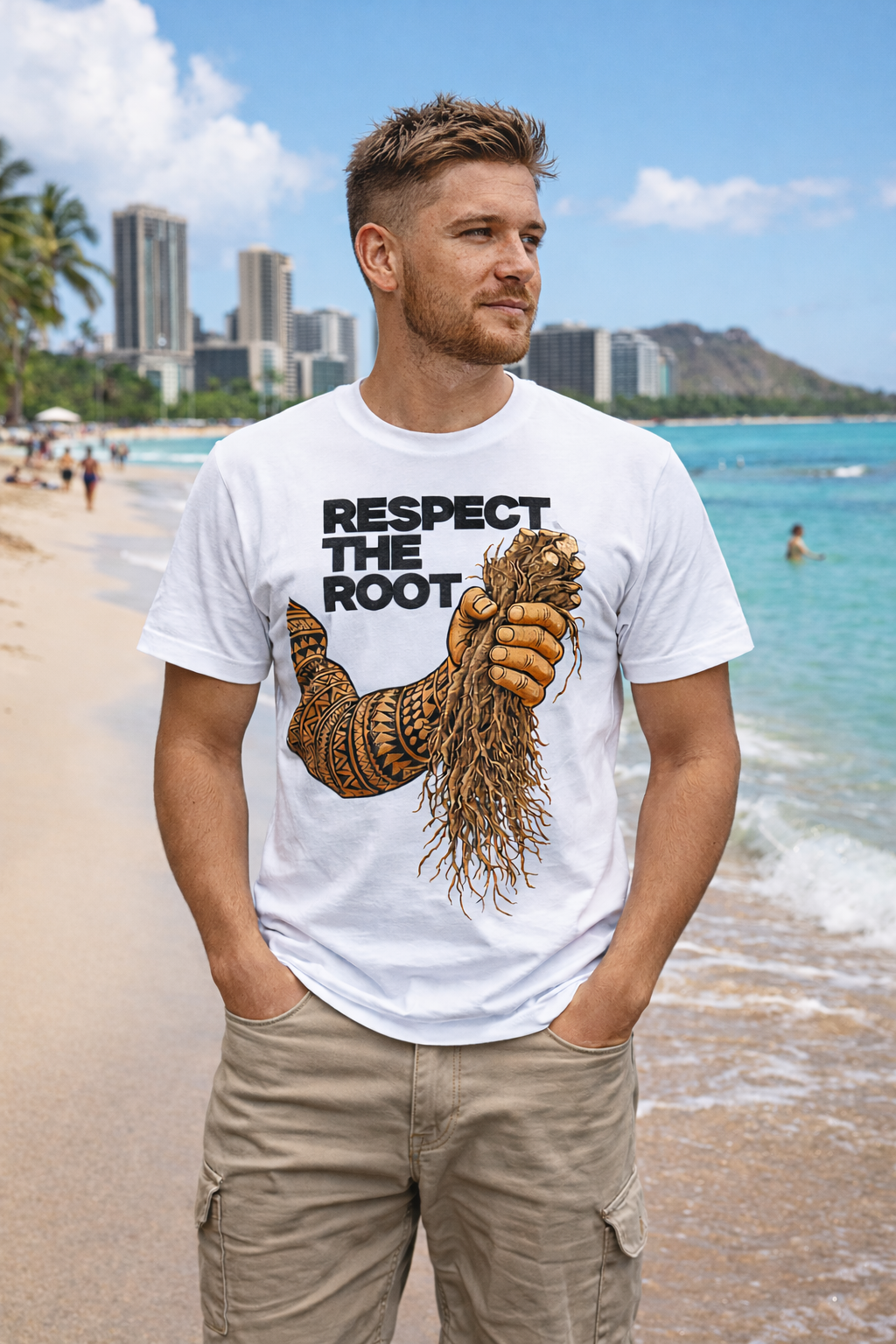Respect the Root T-shirt - Kava Pros