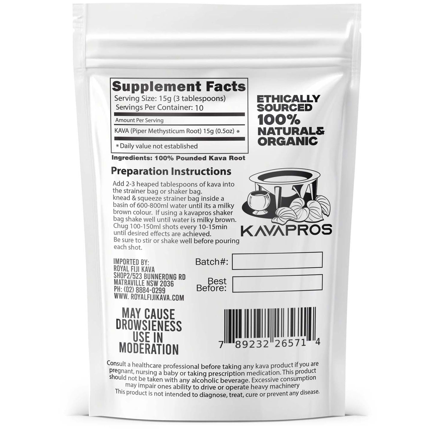 Traditional Fijian Kava 150g